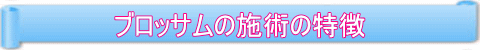 ブロッサムの施術